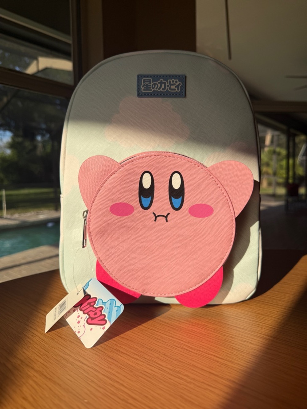 Nintendo Kirby Pink & Light Blue Backpack